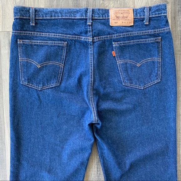42x32 Vgt Levis 57 Boot Cut Orange Tab 